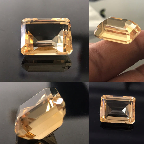 Citrine 13X18 MM Octagon Faceted