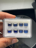 Kyanite 6X8 Octagon set Faceted