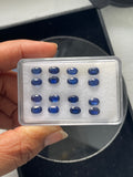 Kyanite 6X4 Oval set Faceted