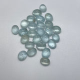 Aquamarine Cabochons 7.67-10.3MM Oval