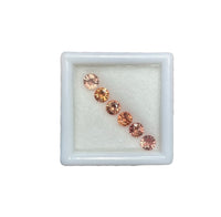 Fire Sapphire 4.5-5 MM Round Faceted Line