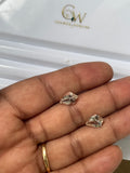 Morganite Shield shape pair Special Shape