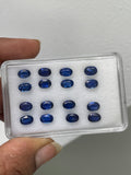 Kyanite 6X4 Oval set Faceted