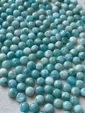 Larimar 6 MM Round Cabochons