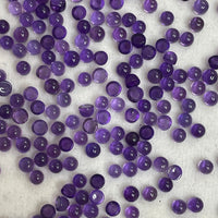 Amethyst Round Cabochons 10 Pcs set