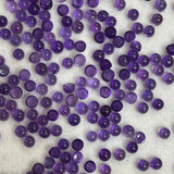 Amethyst Round Cabochons 10 Pcs set