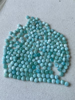 Larimar 4 MM Round Cabochons