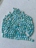 Larimar 4 MM Round Cabochons