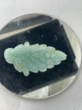 Aquamarine Carved leaf Big size