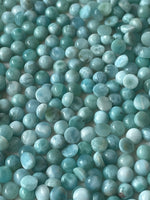 Larimar 5 MM Round Cabochons