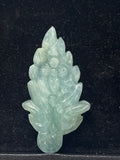 Aquamarine Carved leaf Big size