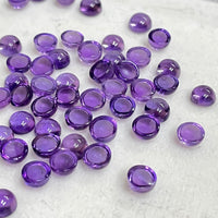 Amethyst Round Cabochons 10 Pcs set