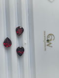 Red Garnet 8X10 mm Pear shape