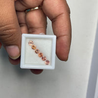 Fire Sapphire 4.5-5 MM Round Faceted Line