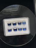 Kyanite 6X8 Octagon set Faceted