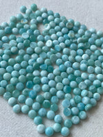 Larimar 4 MM Round Cabochons