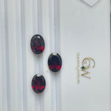 Red Garnet 10X14 Oval shape Faceted