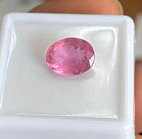 Pink Tourmaline 7X9 Oval Faceted