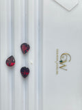 Red Garnet 8X10 mm Pear shape