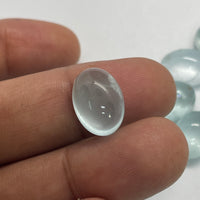 Aquamarine Cabochons 9.5-14.5MM Oval