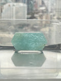 Aquamarine Carved Big size