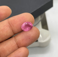 Pink Tourmaline 7X9 Oval Faceted