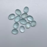 Aquamarine Cabochons 9.5-14.5MM Oval