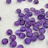 Amethyst Round Cabochons 10 Pcs set