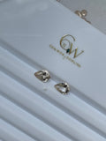 Morganite Shield shape pair Special Shape