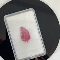 Tourmaline Leaf Carved