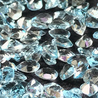 Blue Topaz 7x5 MM Pearshape Faceted Lot of 10 pieces