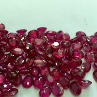 Ruby Glass-Filled 6x8 MM Oval Faceted