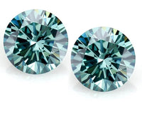 Moissanite Green 5MM Round Cut