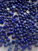 Lapis lazuli 3 MM Round Cabochons Lot of 10 pieces