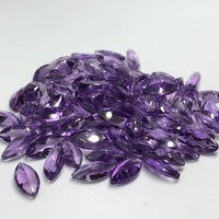 Amethyst 6x12 MM Marquise Cut Faceted lot of 5 pieces