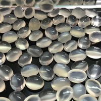 White Moonstone 7X9 MM Oval Cabochons