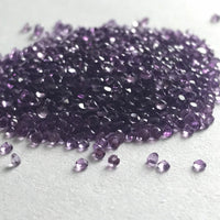 Amethyst Small Size 1.5 MM Round Faceted Cut 10 Pcs lot