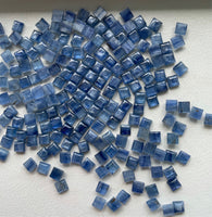 Kyanite 5 mm Square Cabochons