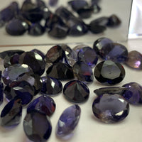 Iolite 6X8 MM Oval shape Faceted Cut