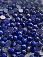 Lapis lazuli 7 MM Round Cabochons Lot of 10 pieces