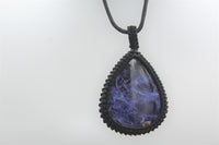 Macrame Pendent with Sodalite stone | Nature Jewelry | Free Size