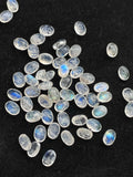 Rainbow Moonstone 5X7 Oval Faceted