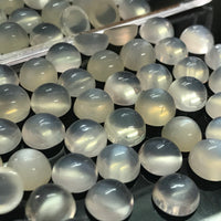 White Moonstone 10 MM Round Cabochons