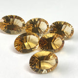 Citrine 10X14 Oval Concave Special Cut