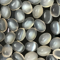 White Moonstone 6X8 MM Oval Cabochons