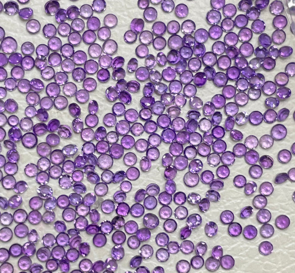 Amethyst 2.25 MM Round Faceted- Small size 10 PCS lot Small size