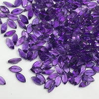 Amethyst 2.5X5 MM Marquise Cut Faceted lot of 10 pieces Small size
