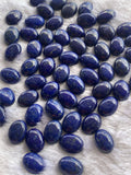 Lapis lazuli 7x9 MM Oval Cabochons Lot of 10 pieces