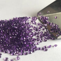 Amethyst Small Size 2 MM Round Faceted lot of 10 pieces Small size