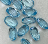 Sky Blue Topaz 10X14 Oval Faceted
